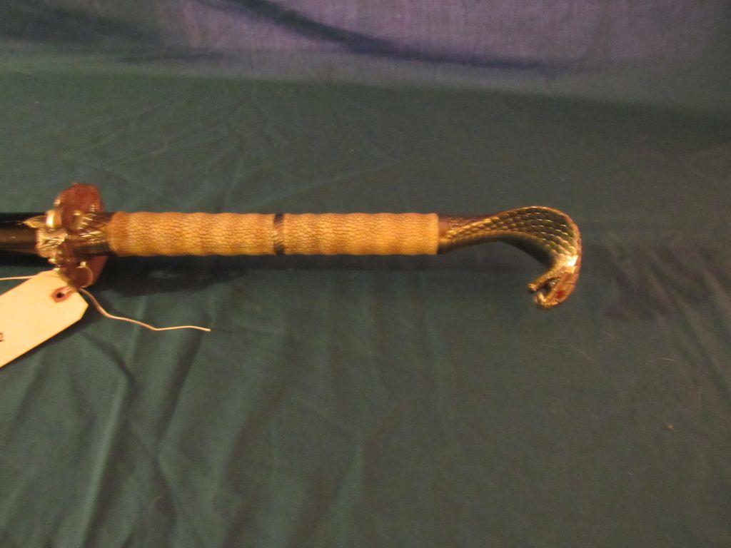 Stainless Steel Cobra Handled Sword