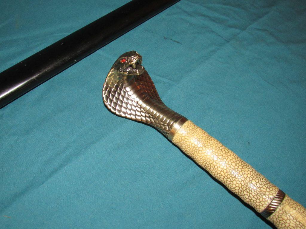 Stainless Steel Cobra Handled Sword