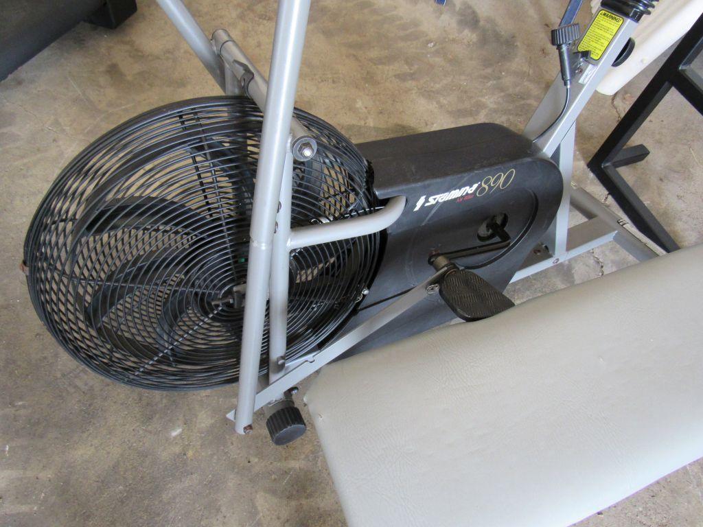 Exercise bike & workbench