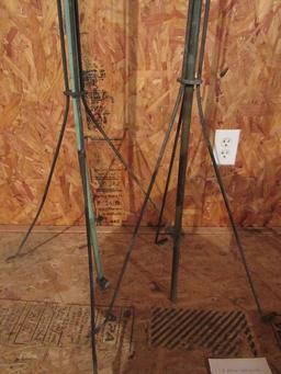 2 antique lightning rods