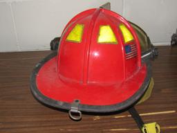 Various Fire Fighter Helmets