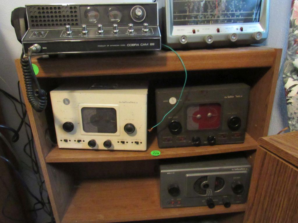 Shelving Unit & Radios