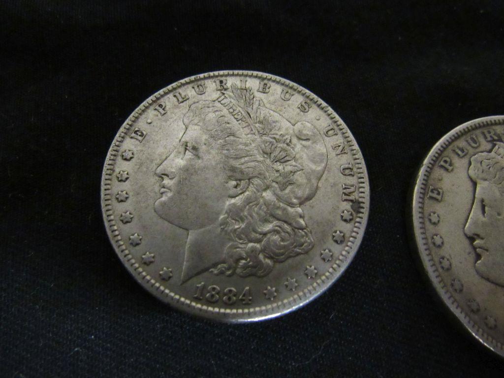 5 Morgan Silver Dollars