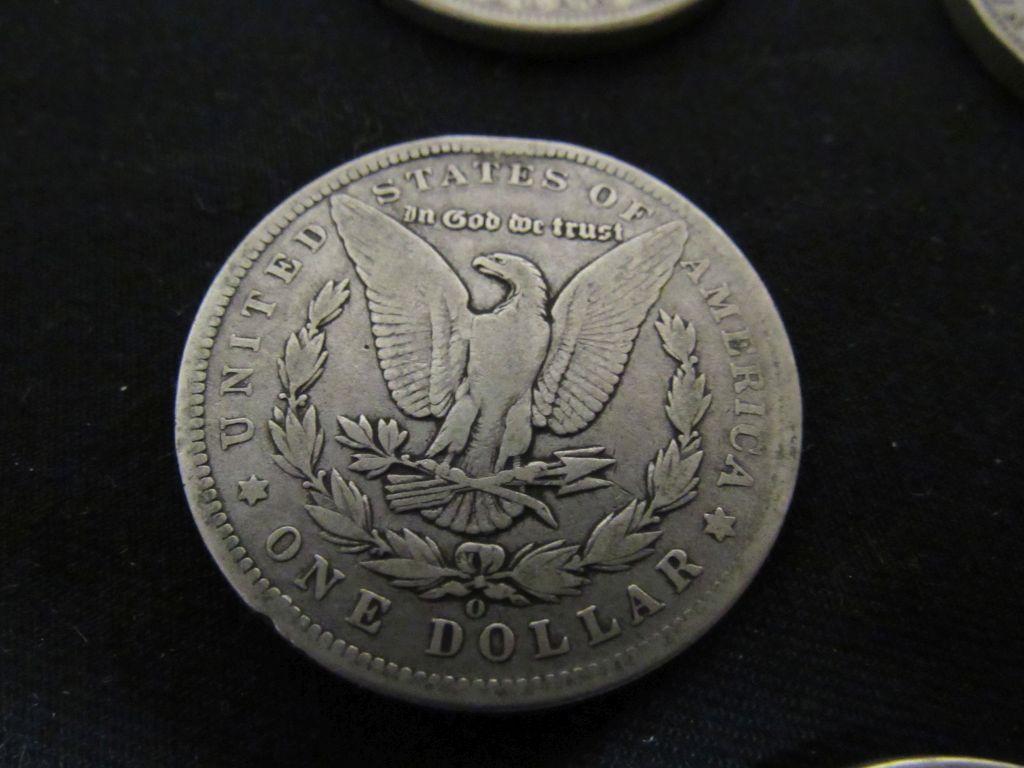 5 Morgan Silver Dollars