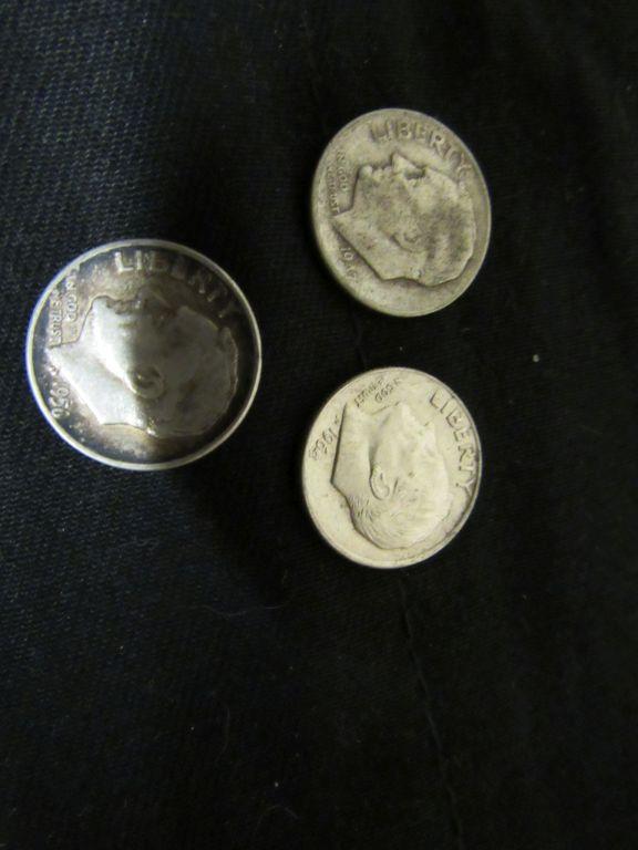 3 rolls Silver Roosevelt Dimes