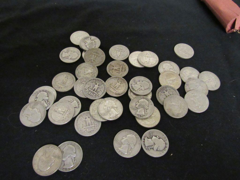 1 roll silver quarters