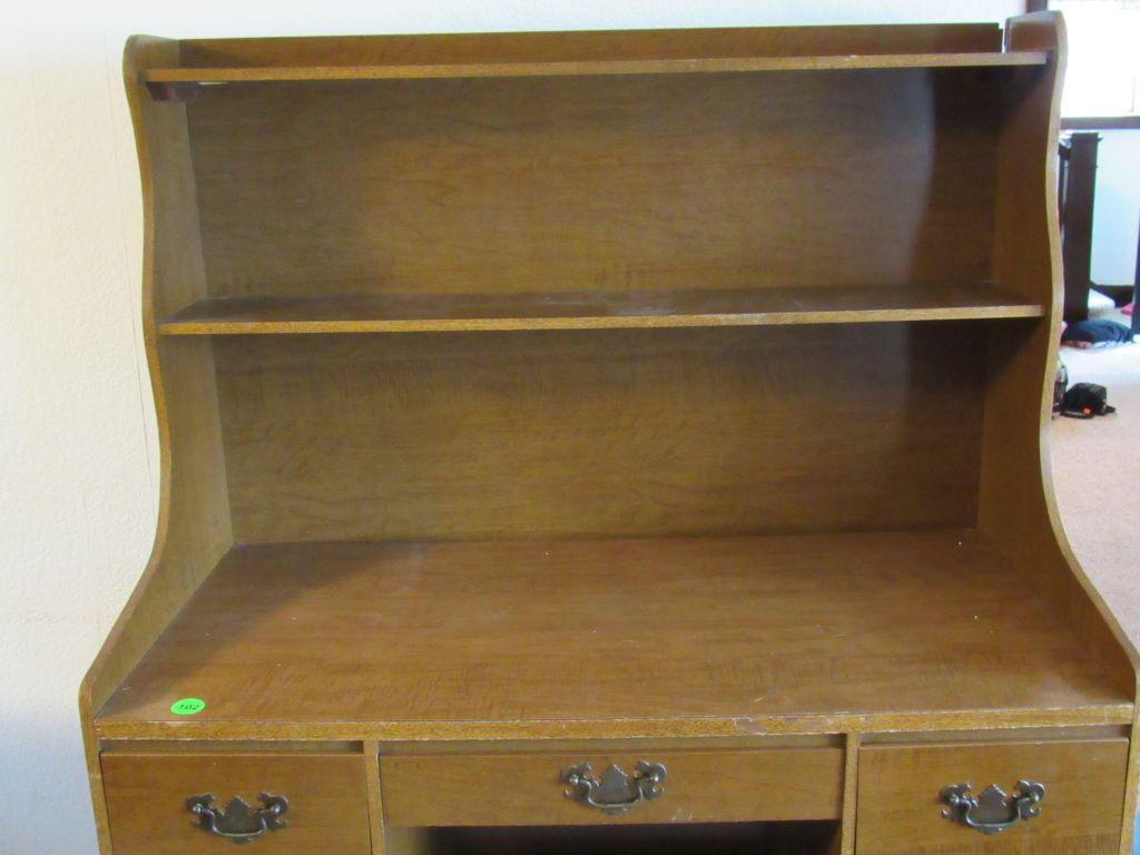 Desk With Shelves