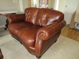 Leather Love Seat