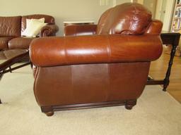 Leather Love Seat