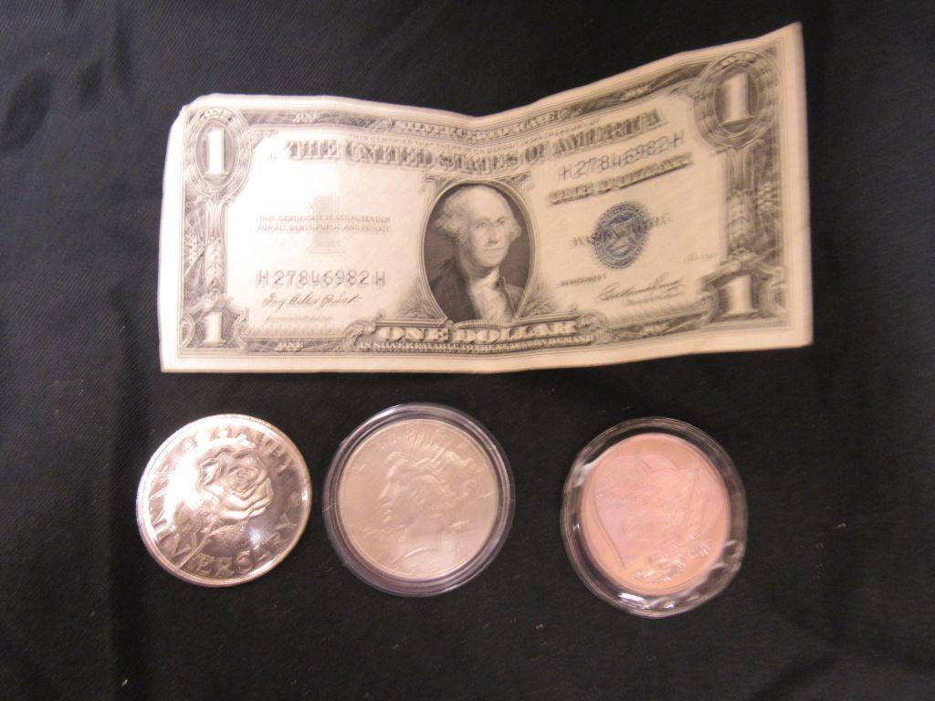 silver and gold lot