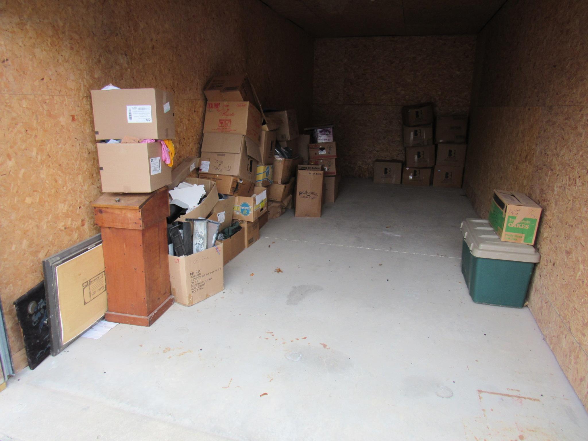 10' x 20' Storage unit contents