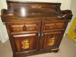 Wooden Stereo & Record Player