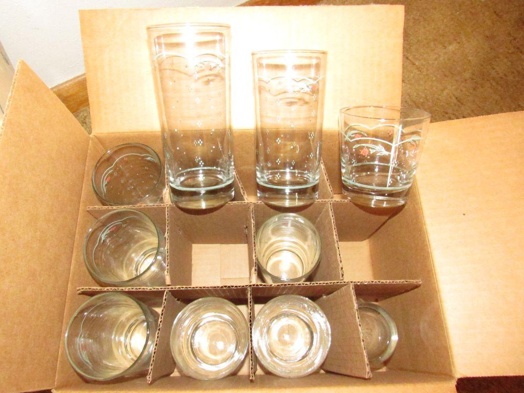 3 Sets of Drinking Glasses