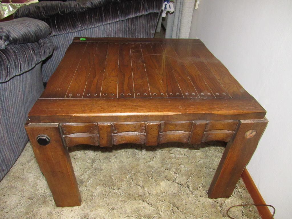 Oak Lamp Table