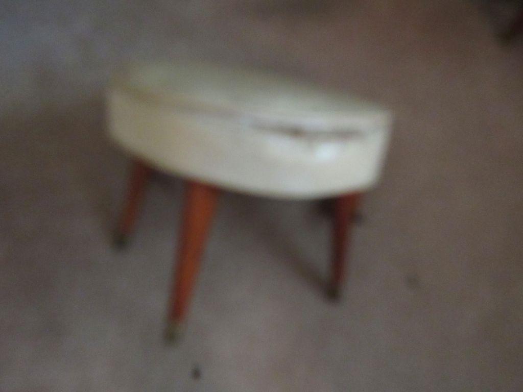 Chair and foot stool