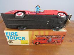 Friction  Tin  Firetruck