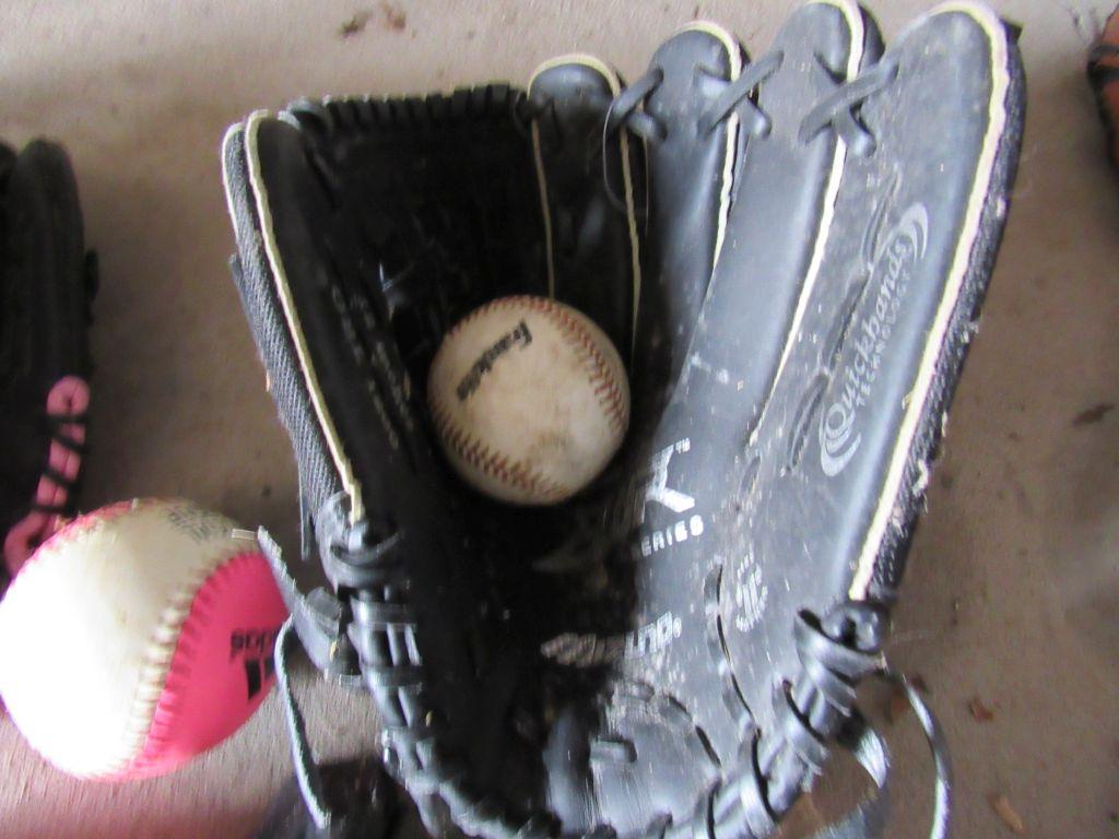 Gloves and balls