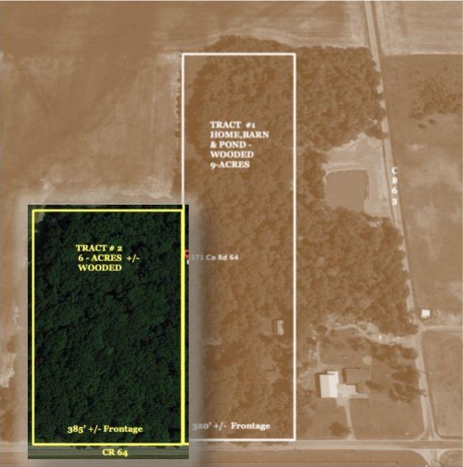 Tract 2 - (6) Acres (+/-) mostly wooded