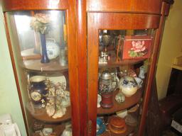 Curved Curio Cabinet