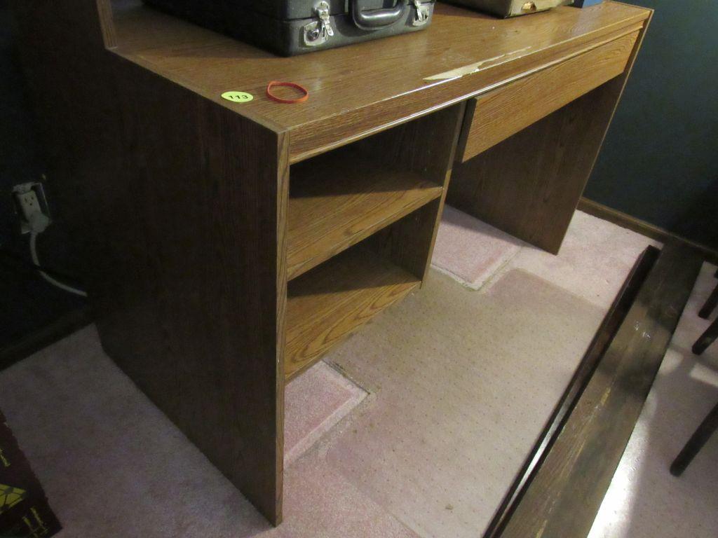 Pressed wood desk