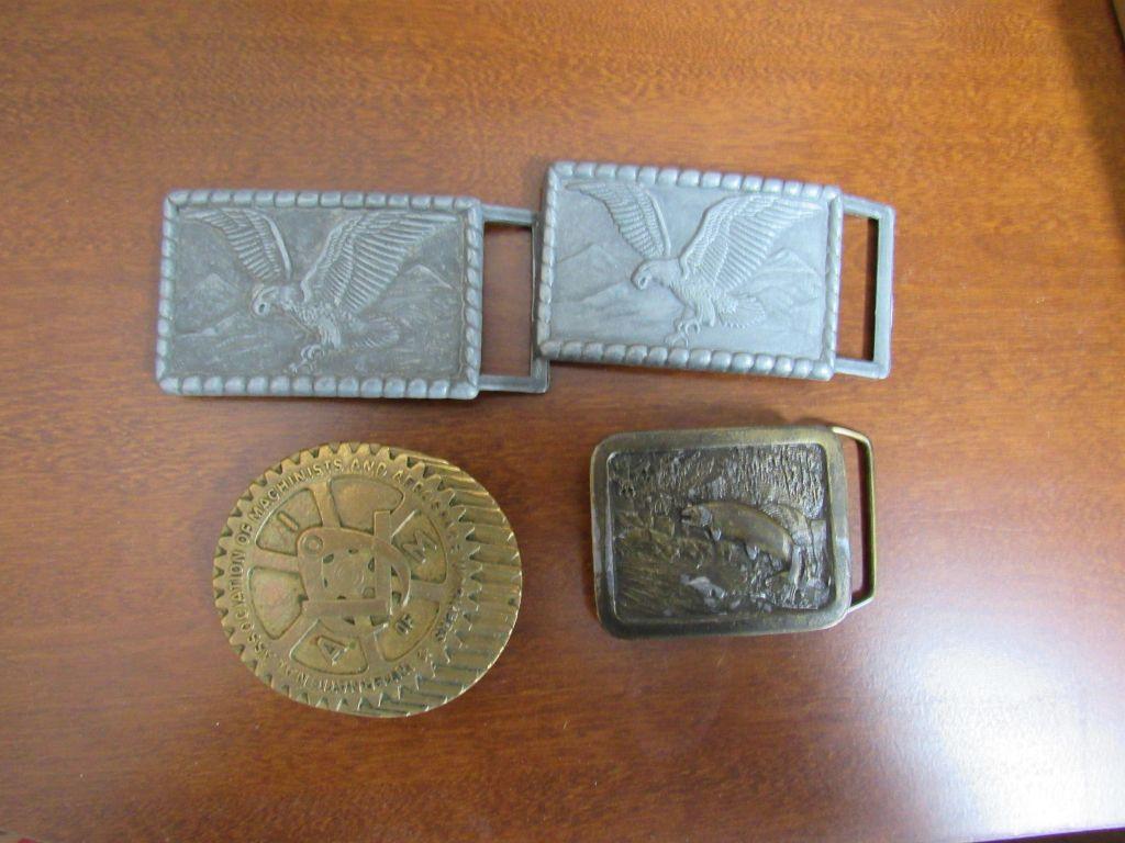 Belt buckles, pins, and more