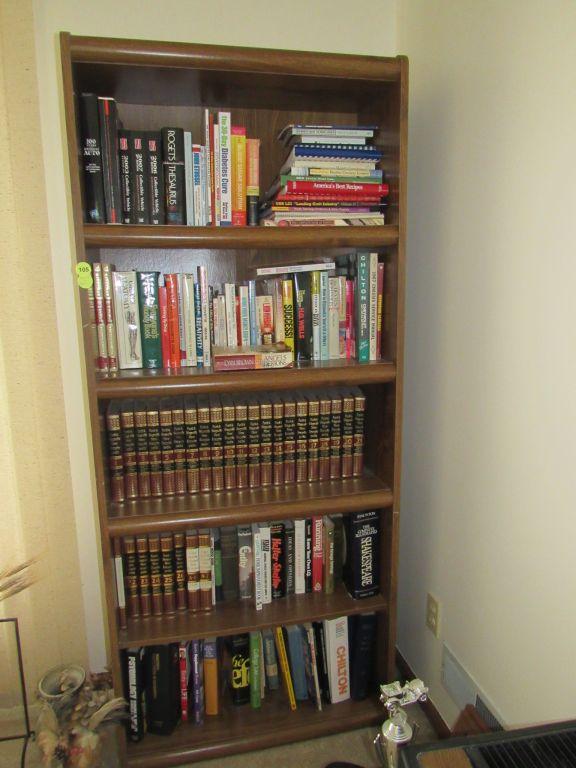 Books and shelf