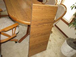 Dining room table and chairs