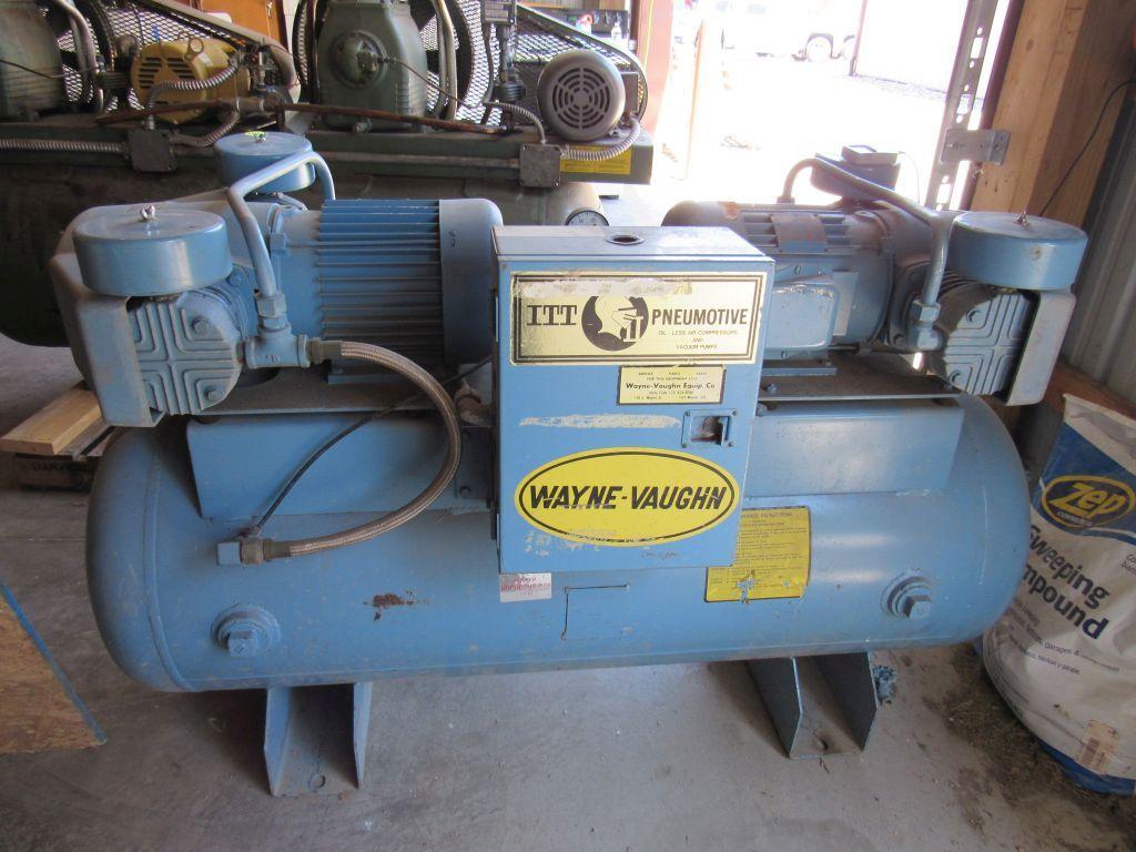 Wayne-Vaughn oil-less compressor