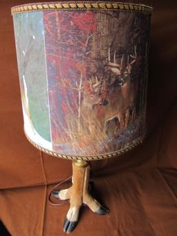 Deer leg lamp