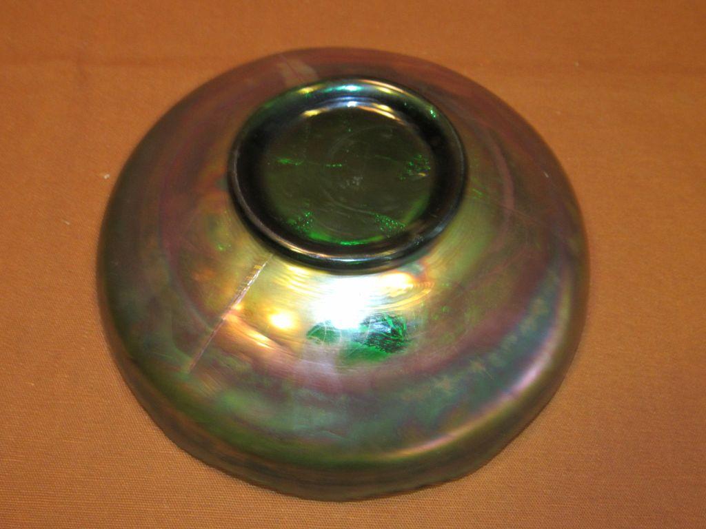 Carnival glass dishes