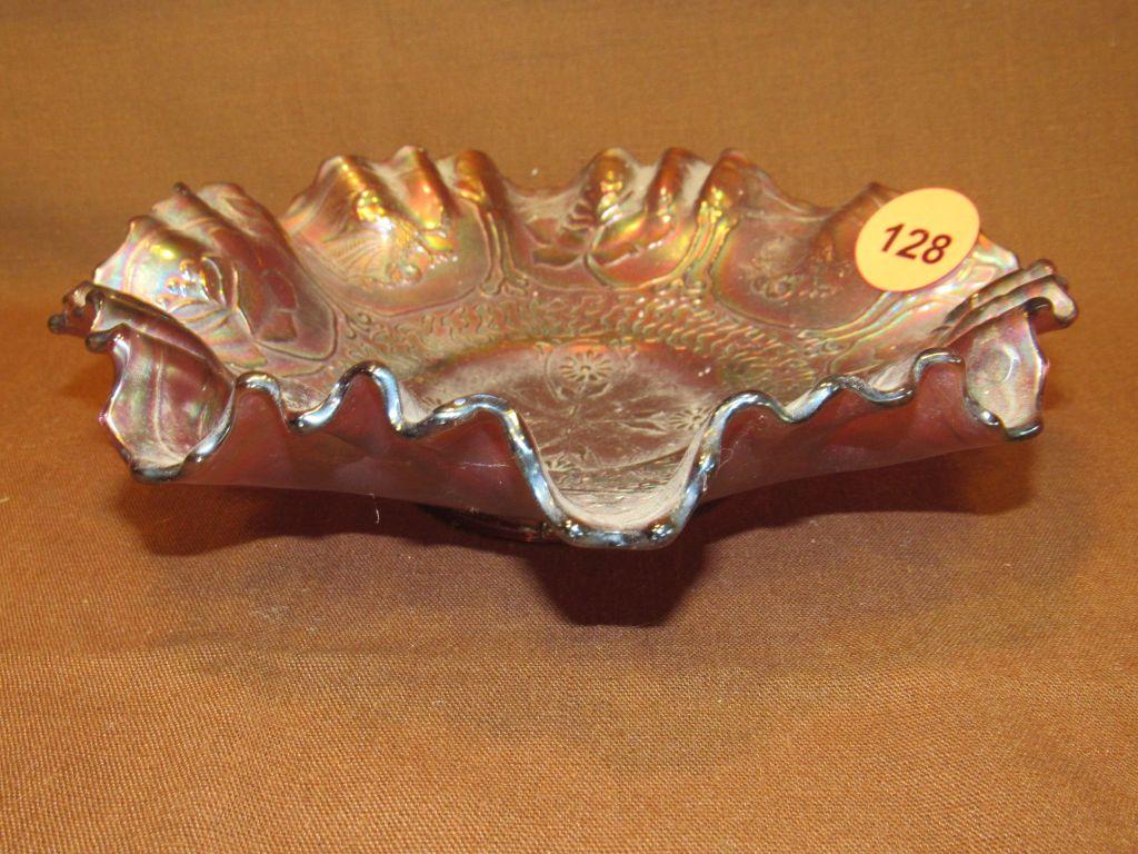 Carnival glass dish