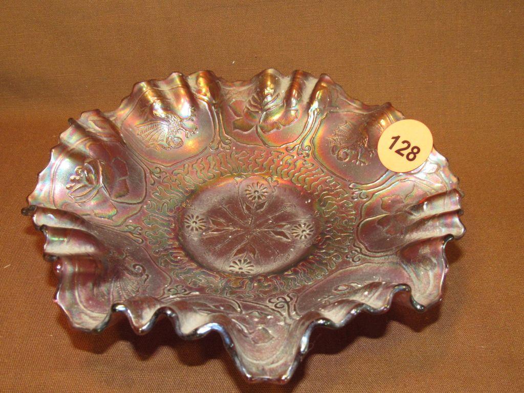 Carnival glass dish