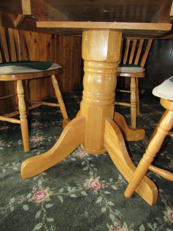 Dining table and chairs