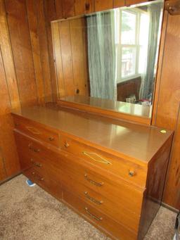 Dresser with mirror