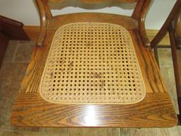 2 pc pressed back chairs