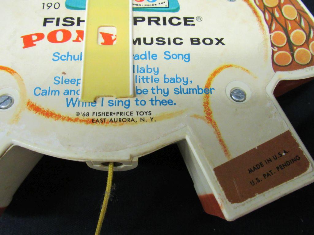 Vintage Fisher Price toys and more