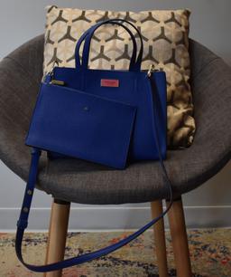 Kate Spade New York Medium Satchel in Mystic Blue