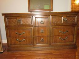 Dresser with mirror