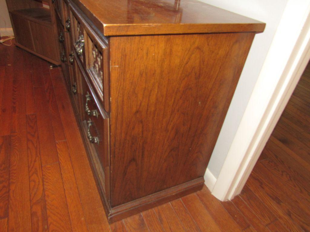 Dresser with mirror