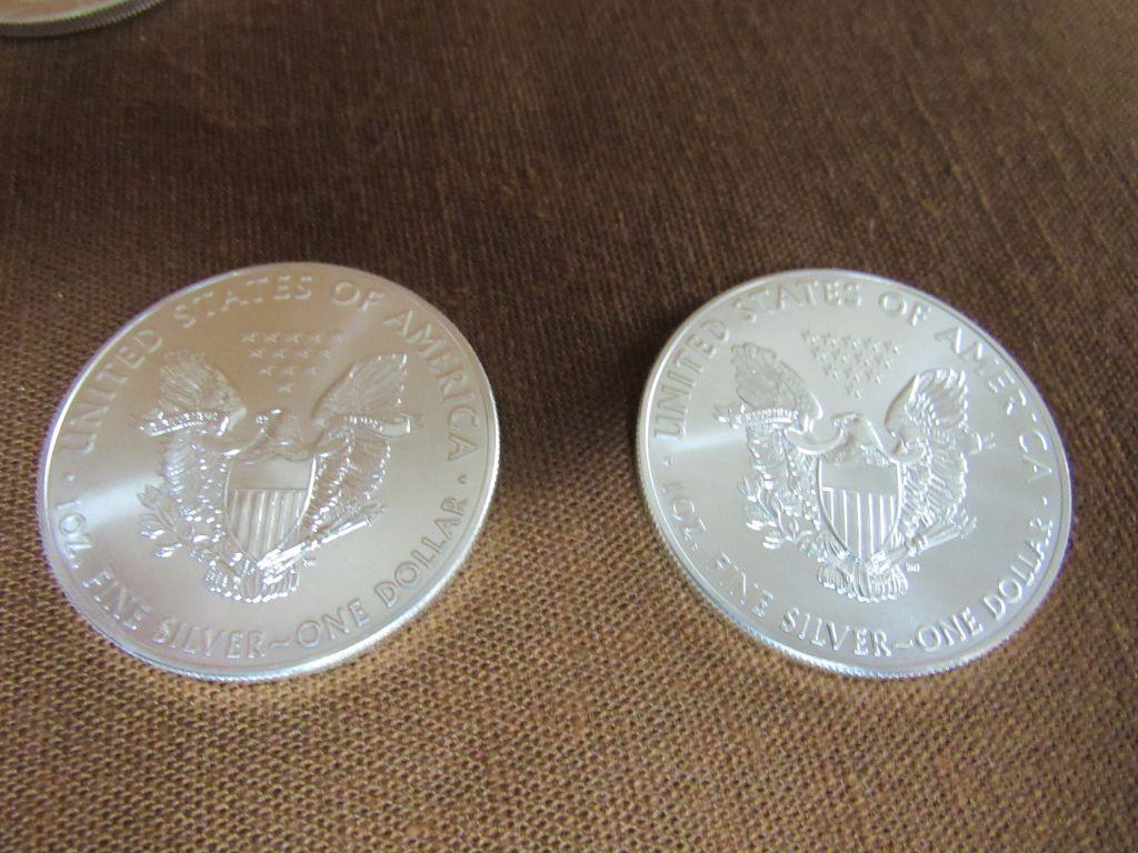 5 Silver Eagles