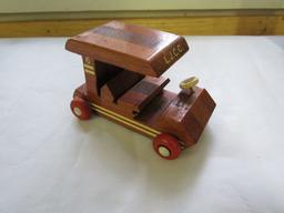 Wooden Cars and Delivery Trucks