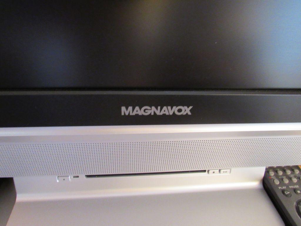 TV with DVD and VHS player