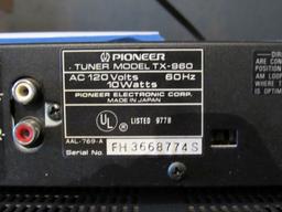 Pioneer tuner and amp