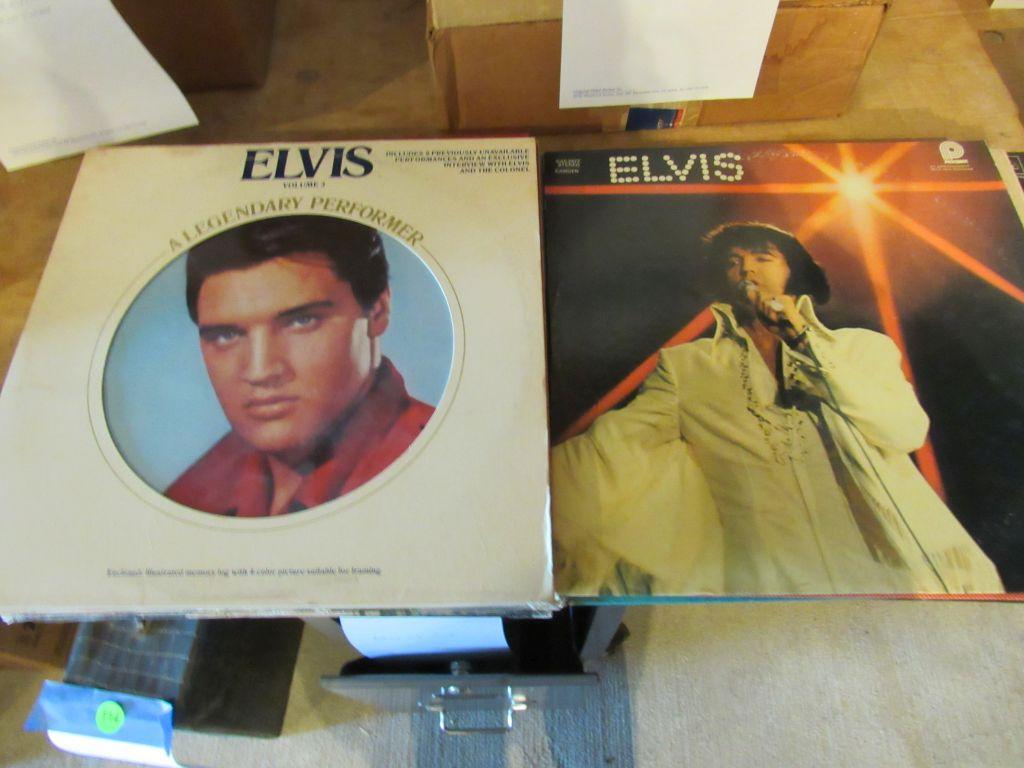 Lot of Elvis albums and 45s
