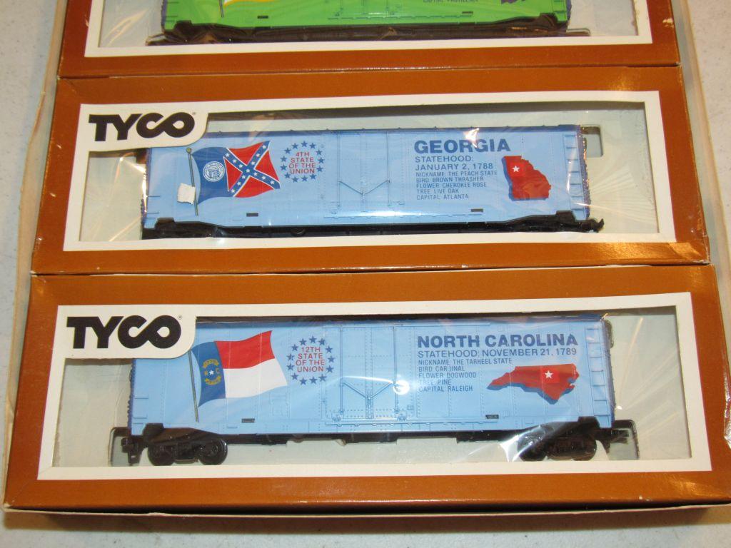 H.O. Scale train cars