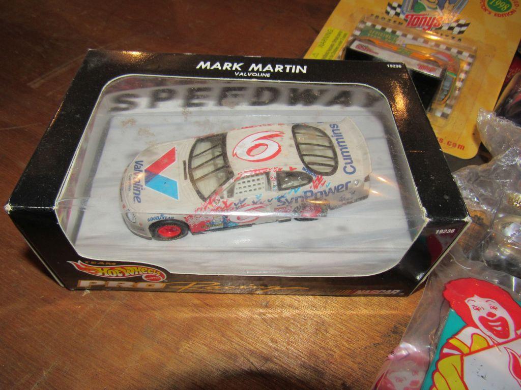 Various Nascar and hot wheels