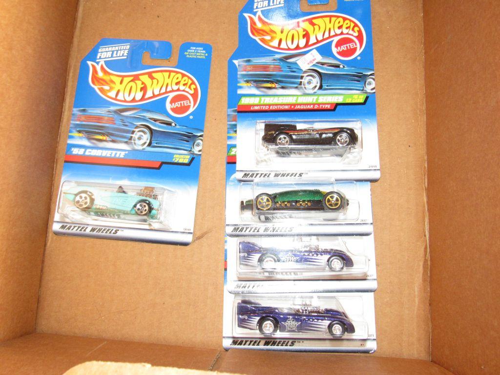 Box of Nascar/hot wheels