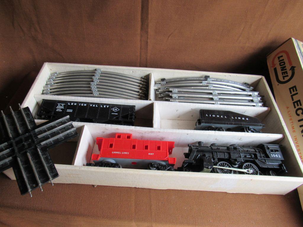 Lionel electric train set