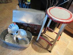 Metal stool and more