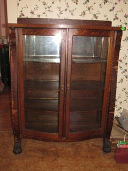 Old curio cupboard